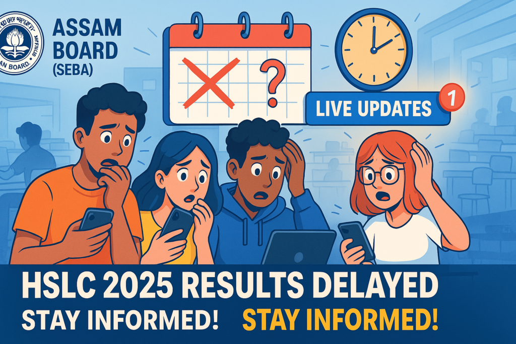 Assam Board SEBA HSLC Result 2025 Delayed Revised Date, Live Updates, and Official Announcements Here