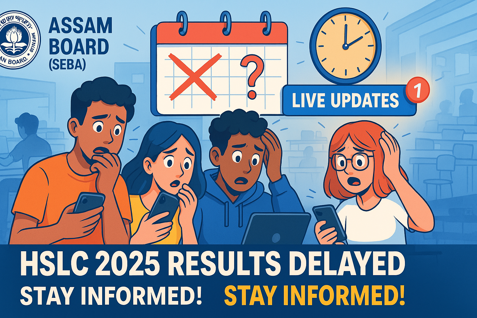 Assam Board SEBA HSLC Result 2025 Delayed Revised Date, Live Updates, and Official Announcements Here